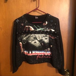 Millennium Falcon Cropped Long Sleeve